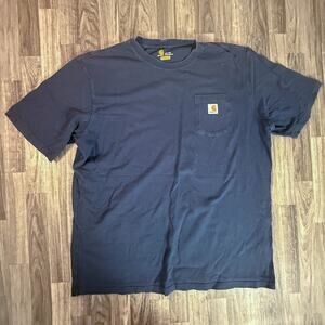 Carhartt 2XL Tall Pocket Tee Men’s Work Shirt Big & Tall Dark Gray Pocket Shirt